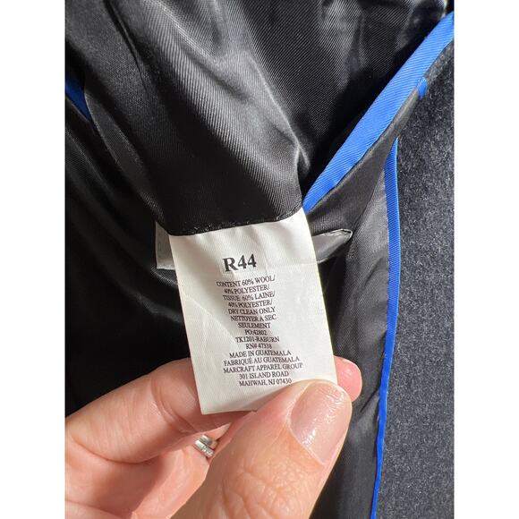 Kenneth Cole Mens 44 Raburn Wool Blend Over Coat Top Old Money Quiet Luxury - Picture 7 of 10